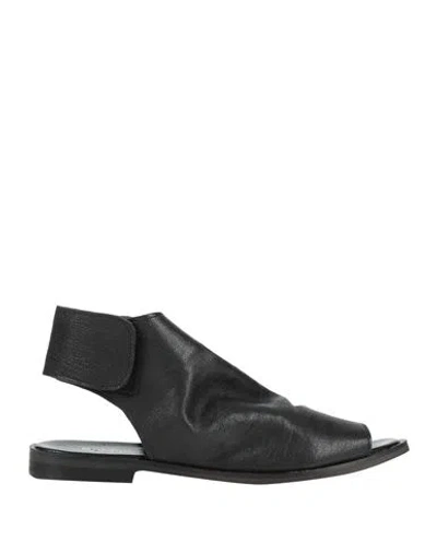 Baldinini Trend Woman Sandals Black Size 8 Leather