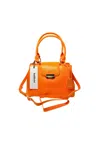 Baldinini Trend Chic Shoulder Bag With En Women's Accents In Orange