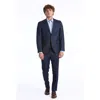 Baldinini Trend Blue Wool Men Suit In Blue