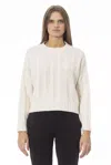 Baldinini Trend Beige Wool Sweater In Beige