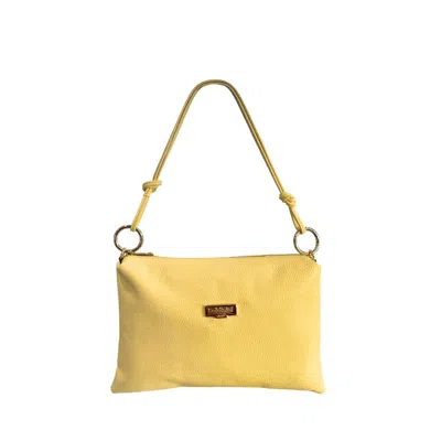 Baldinini Trend Yellow Leather Women Women's Bag In Bicolor