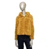 Baldinini Trend Polyester Jackets & Women's Coat In Yellow