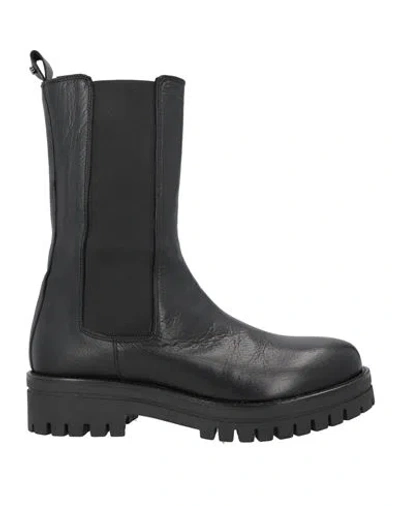 Baldinini Woman Ankle Boots Black Size 8 Calfskin