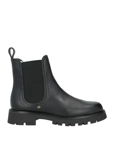 Baldinini Woman Ankle Boots Black Size 6 Leather