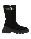 Baldinini Woman Ankle Boots Black Size 7 Leather