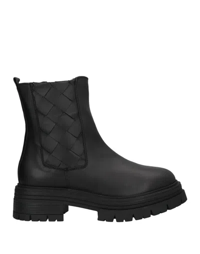 Baldinini Woman Ankle Boots Black Size 8 Calfskin