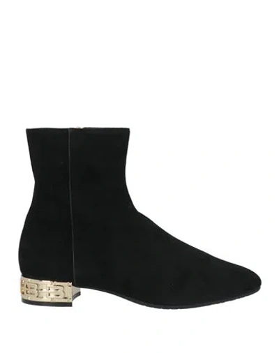 Baldinini Woman Ankle Boots Black Size 6 Leather