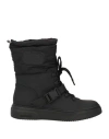 Baldinini Woman Ankle Boots Black Size 8 Leather In Black