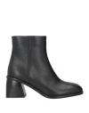 Baldinini Woman Ankle Boots Black Size 8 Soft Leather In Black