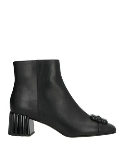 Baldinini Woman Ankle Boots Black Size 9 Calfskin