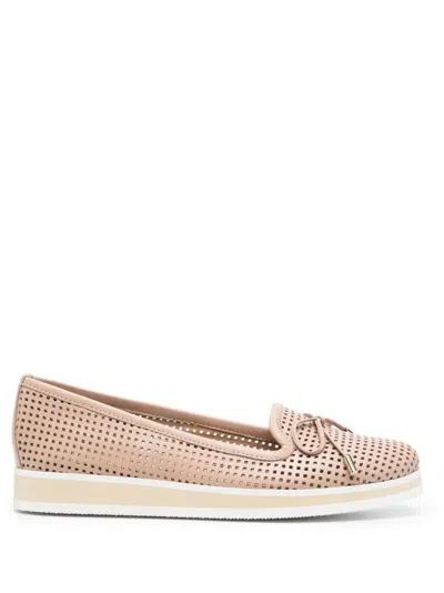 Baldinini Woman Ballerinas In Brown