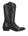 Baldinini Woman Boot Black Size 6 Calfskin In Black