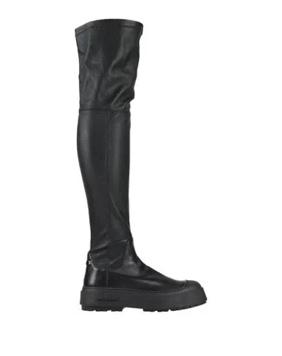 Baldinini Woman Boot Black Size 7 Leather