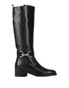 Baldinini Woman Boot Black Size 7 Leather