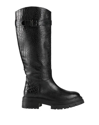 Baldinini Woman Boot Black Size 7 Leather