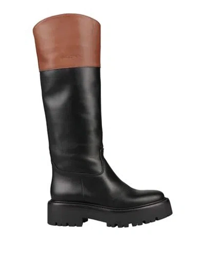 Baldinini Woman Boot Black Size 8 Calfskin