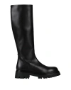 Baldinini Woman Boot Black Size 8 Calfskin In Black