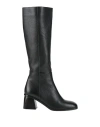Baldinini Woman Boot Black Size 8 Leather In Black