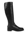 Baldinini Woman Boot Black Size 8 Leather In Black