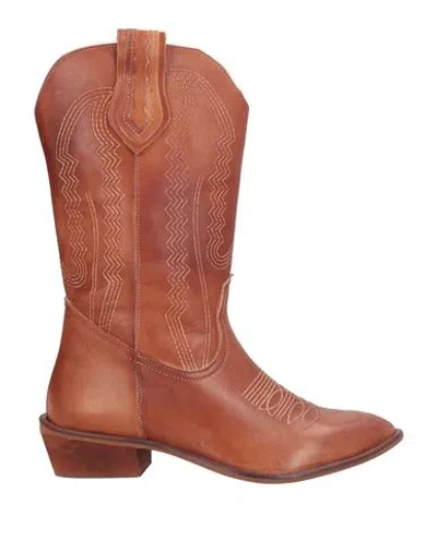 Baldinini Woman Boot Brown Size 6 Calfskin