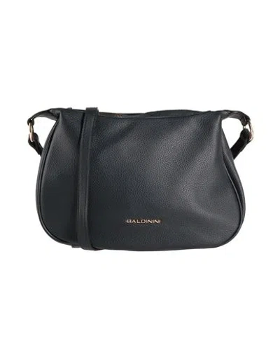 Baldinini Woman Cross-body Bag Navy Blue Size - Polyurethane