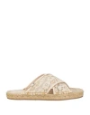 Baldinini Woman Espadrilles Ivory Size 8 Textile Fibers In White