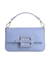 Baldinini Woman Handbag Lilac Size - Calfskin, Pvc - Polyvinyl Chloride In Purple