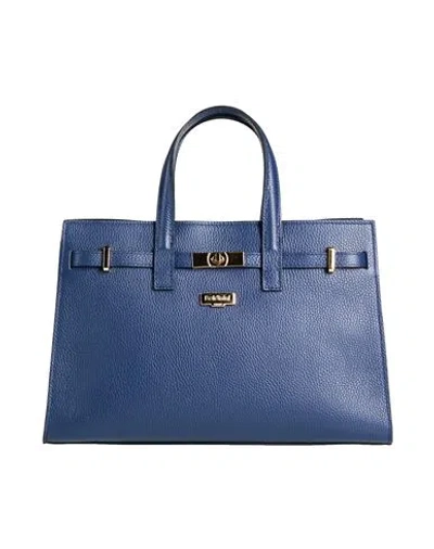 Baldinini Woman Handbag Navy Size - Leather In Blue