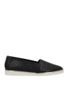 Baldinini Woman Loafers Black Size 6 Soft Leather In Black