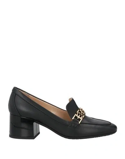 Baldinini Woman Loafers Black Size 8 Calfskin
