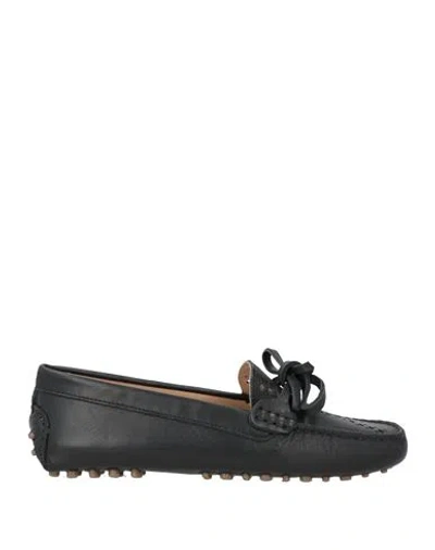 Baldinini Woman Loafers Black Size 8 Leather