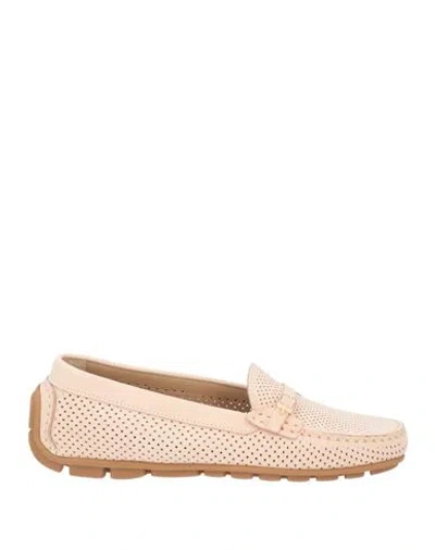 Baldinini Woman Loafers Blush Size 8 Leather In Pink