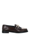 Baldinini Woman Loafers Cocoa Size 11 Soft Leather In Brown