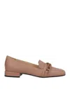 Baldinini Woman Loafers Pastel Pink Size 8 Lambskin