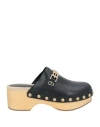 Baldinini Woman Mules & Clogs Black Size 8 Calfskin