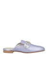 Baldinini Woman Mules & Clogs Lilac Size 8 Soft Leather In Purple