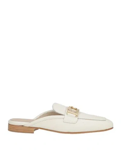 Baldinini Woman Mules & Clogs Off White Size 6 Leather