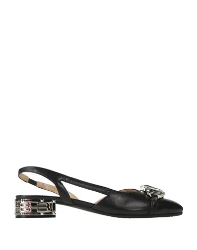 Baldinini Woman Pumps Black Size 6 Leather