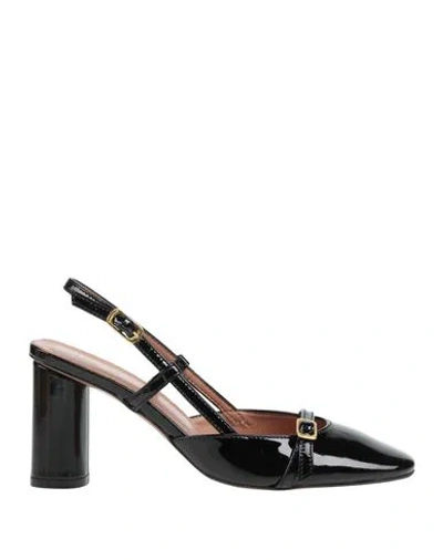 Baldinini Woman Pumps Black Size 6 Leather