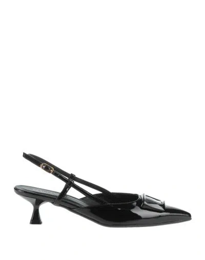 Baldinini Woman Pumps Black Size 11 Soft Leather