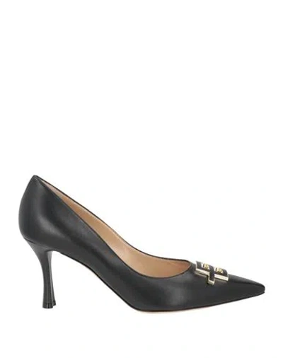 Baldinini Woman Pumps Black Size 7 Calfskin