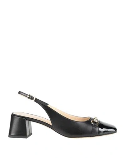 Baldinini Woman Pumps Black Size 7 Leather