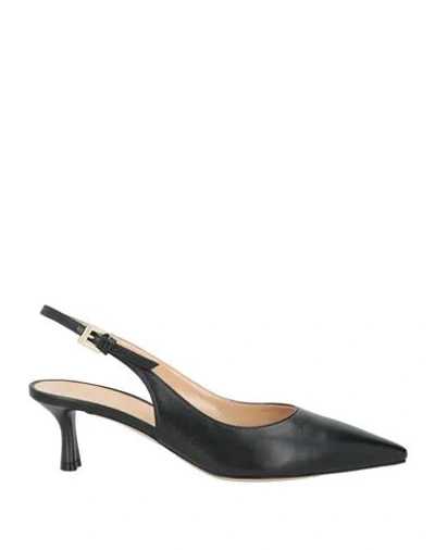 Baldinini Woman Pumps Black Size 8 Calfskin