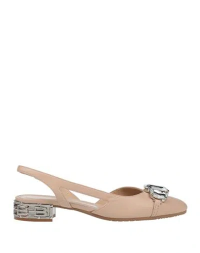 Baldinini Woman Pumps Blush Size 5 Leather In Pink