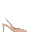 Baldinini Woman Pumps Blush Size 11 Soft Leather In Pink