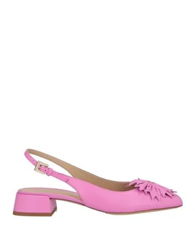 Baldinini Woman Pumps Pink Size 7 Leather