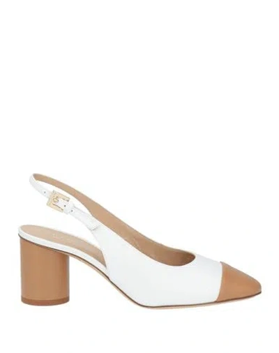 Baldinini Woman Pumps White Size 8.5 Calfskin