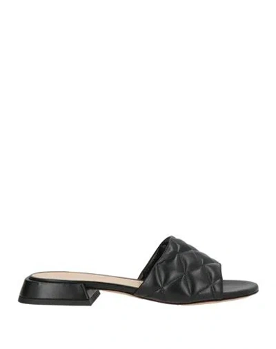Baldinini Woman Sandals Black Size 5 Leather