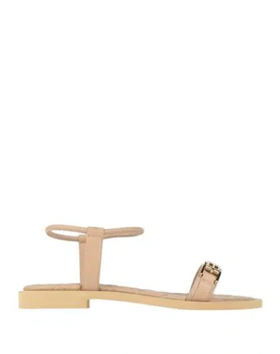 Baldinini Woman Sandals Blush Size 5 Leather In Pink