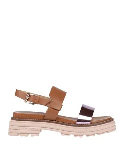 Baldinini Woman Sandals Light Purple Size 11 Leather